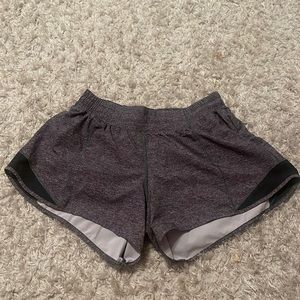Gray Lululemon Shorts 4 ins